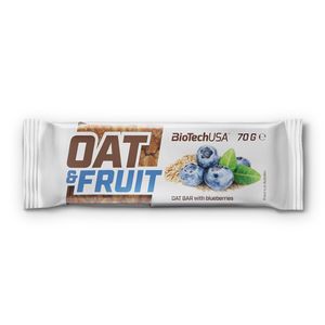 Baton proteic cu afine BioTech Oat & Nuts, 70 g
