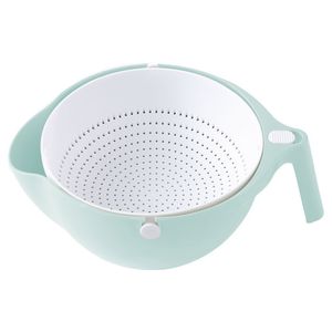 Strecuratoare cu bol rotativ Actuel, plastic, verde/alb