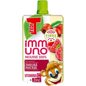 Mousse de zmeura si macese Tedi Immuno, 100 g