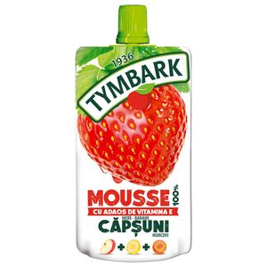 Mousse de capsuni si morcovi Tymbark, 120 g