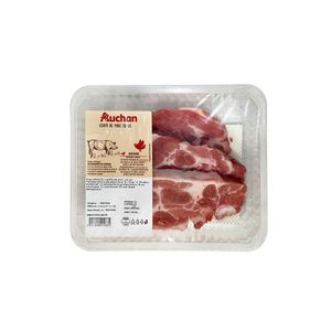 Ceafa de porc cu os feliat Auchan, atm, +/- 1 kg