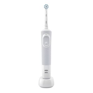 Periuta de dinti electrica Oral B Vitality 100 Sensi Ultra Thin, 1 program, 7600 rotatii pe minut, alb
