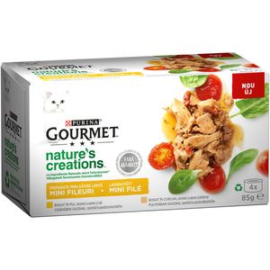 Hrana umeda pentru pisici Purina Gourmet, pui si curcan, 4 x 85 g