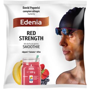 Mix de fructe pentru smoothie Red Strength Edenia, 500g