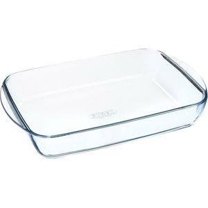 Vas termorezistent Pyrex, dreptunghiular, 35 x 23 cm, 2.7 l