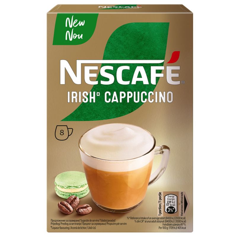 cafea-instant-nescafe-cappuccino-irish-8-x-14-g