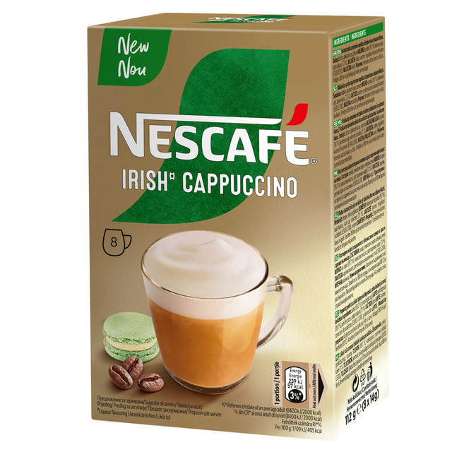 cafea-instant-nescafe-cappuccino-irish-8-x-14-g