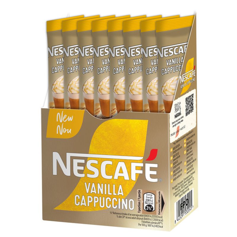 cafea-instant-nescafe-cappuccino-vanilla-8-x-14-g