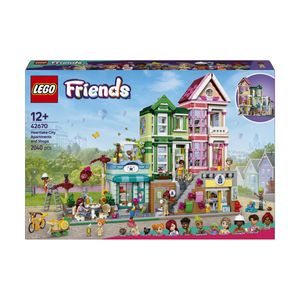 LEGO Friends - Apartamente si magazine in orasul Heartlake 42670, 2040 piese
