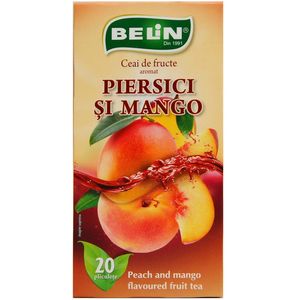 Ceai de piersici si mango Belin, 20 de pliculete, 40 g