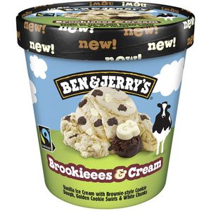 Inghetata cu biscuiti si gust de vanilie Ben & Jerry's, 465 ml