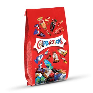Bomboane asortate de ciocolata cu lapte Celebrations, 196 g