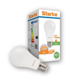 Bec LED Starke, E27, 13W, 100W, lumina calda