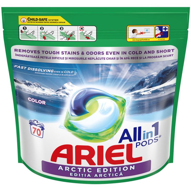 detergent-capsule-pentru-rufe-ariel-color-all-in-1-pods-arctic-edition-70-bucati