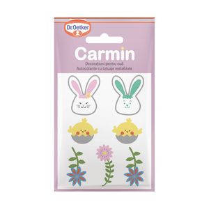 Dr.Oetker Carmin decoratiuni oua autocolante cu tatuaje metalizate