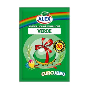Vopsea lichida Alex pentru 30 oua, verde
