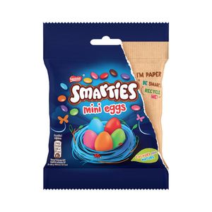Mini oua de ciocolata Smarties, 80 g