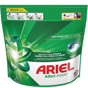 Detergent capsule pentru rufe Ariel All in 1 Pods Mountain Spring, 60 spalari