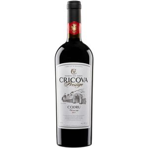 Vin rosu sec Cricova Prestige Codru, Cabernet Sauvignon si Merlot, 0.75 l