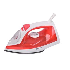 Fier de calcat Qilive Q.5843, 2200W, capacitate 190 ml, debit de abur 15 g/min, jet de abur 120 g/min, rosu