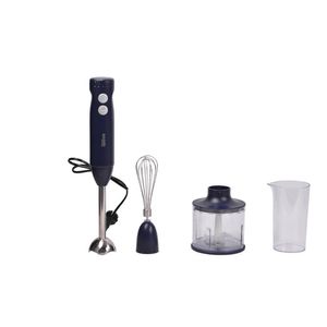 Mixer vertical cu accesorii Qilive Q.5716 Colorama, 1000W, functie turbo, albastru