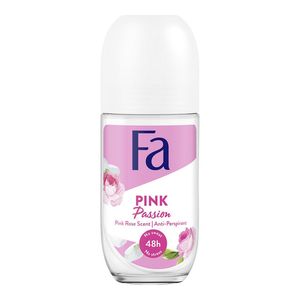 Deodorant roll-on Fa Pink Passion cu parfum de trandafir, 50 ml