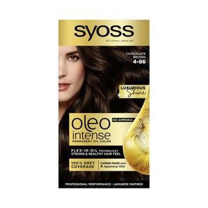 Vopsea de par Syoss Color Oleo 4-86 Saten ciocolatiu