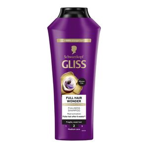 Sampon petru par fragil Schwarzkopf Gliss Full Hair Wonder, 400 ml