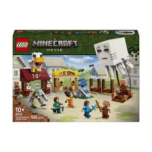LEGO Minecraft - Atacul baloanelor Ghast asupra satului 21273, 555 piese