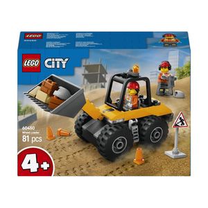 LEGO City - Incarcator pe roti galben pentru constructii 60450, 81 piese