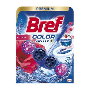 Odorizant pentru toaleta Bref Blue Fresh Flowers, 50 g
