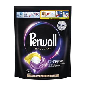 Detergent de rufe capsule Perwoll Renew Black, 23 spalari