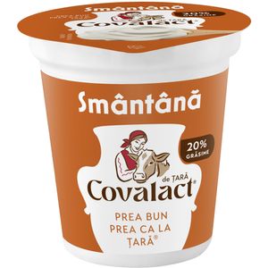 Smantana Covalact, 20% grasime, 140 g