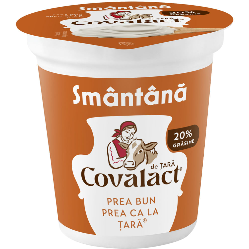 Smantana Covalact, 20% grasime, 140 g