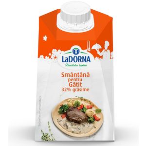 Smantana de gatit UHT LaDorna, 32% grasime, 500 ml