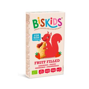 Biscuiti eco Belkorn Biskids cu capsuni, de la 36 luni, 120 g
