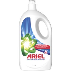 Detergent lichid pentru rufe Ariel Alpine, 80 spalari, 3.6 l