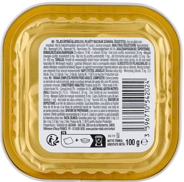 hrana-umeda-pentru-pisici-adulte-auchan-somon-100-g