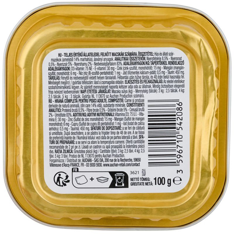 pate-cu-vita-pentru-pisici-adulte-auchan-100-g
