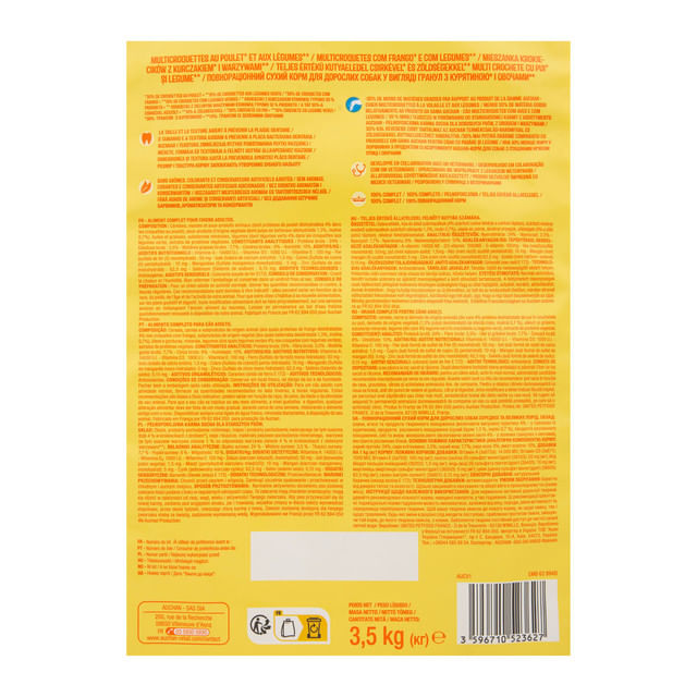 hrana-uscata-pentru-caini-adulti-auchan-pui-si-legume-3-5-kg