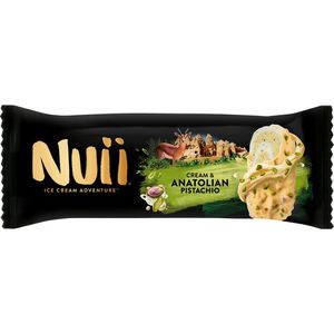 Inghetata cu fistic si ciocolata alba Nuii Antolian Pistachio, 90 ml