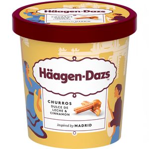 Inghetata cu sos dulce de leche, scortisoara si bucati de churros Häagen-Dazs, 420 ml