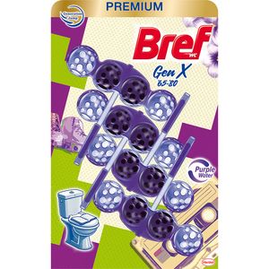 Odorizant wc Bref Premium Gen X '65-'80, 4 x 50 g