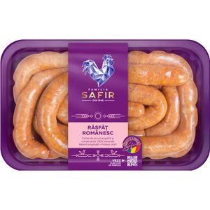 Carnati de pasare proaspeti picanti Safir Rasfat Romanesc, +/- 600 g
