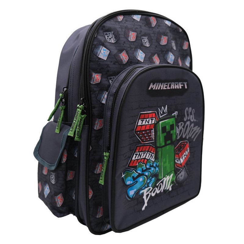 ghiozdan-cu-2-compartimente-auchan-model-minecraft