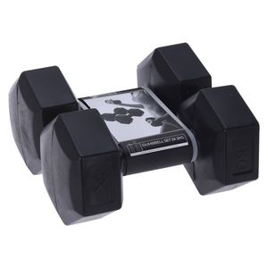 Set 2 gantere XQMAX, 2 x 2 kg, negru