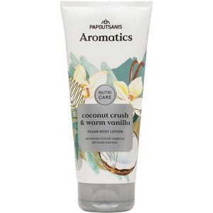 Lotiune de corp Papoutsanis Aromatics Nutri Care Coconut Crush & Warm Vanilla, 200 ml