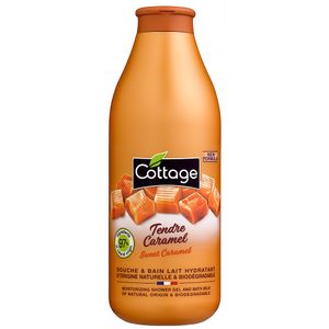 Gel de dus & lapte de baie Cottage Caramel, 750 ml
