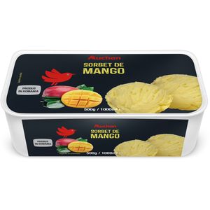 Inghetata sorbet cu mango Auchan, 500 g
