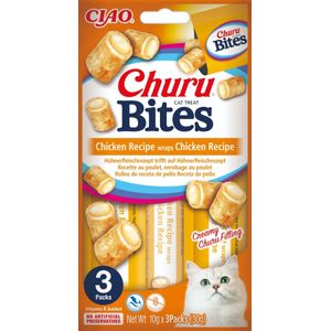 Recompense pentru pisici Inaba Churu Bites, pui, 30 g